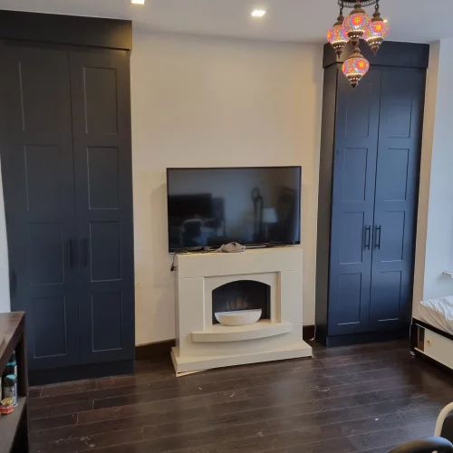 Bespoke fitted living room Alby Blue - Cheetham Hill