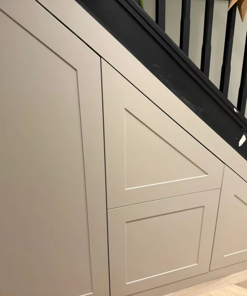 Bespoke fitted under stairs Cashmere - Timperley