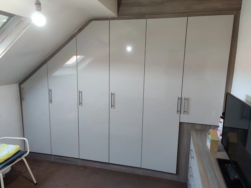 Bespoke fitted wardrobe Dove Grey - Atheron